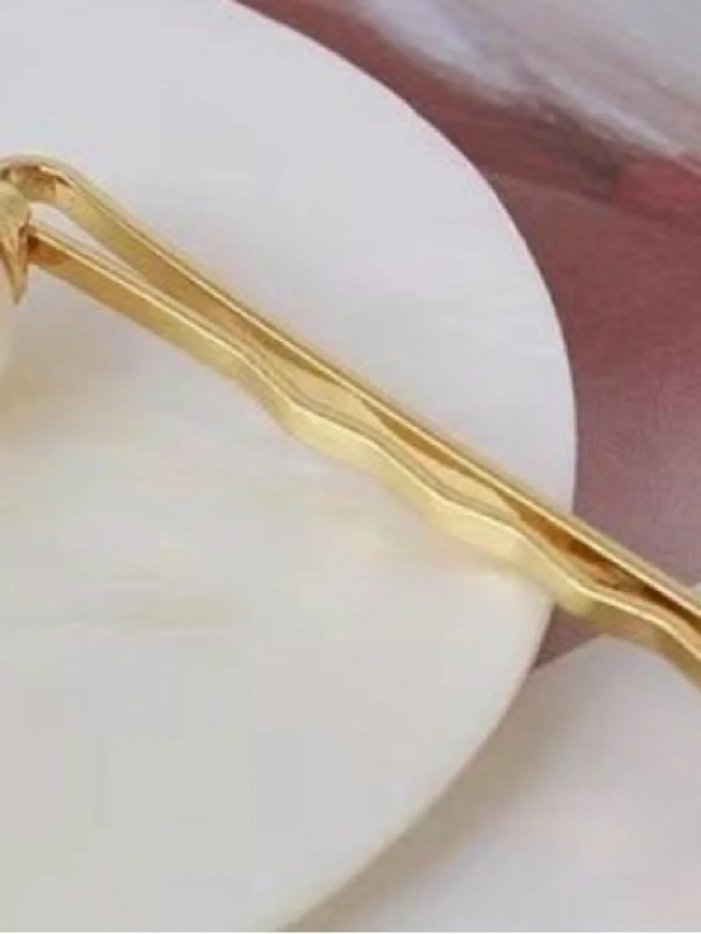 Tory Burch Gold-Tone Pearl & Crystal Hair Pin Trio